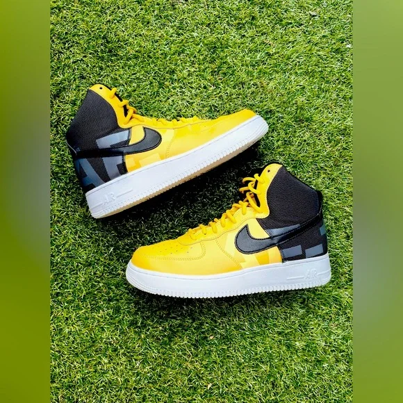 Nike | Shoes | Nike Air Force High 7 Lv8 Af1 Yellow Black  display picture 2